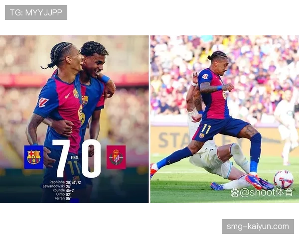 巴萨3-1多特蒙德，拉菲尼亚传射建功